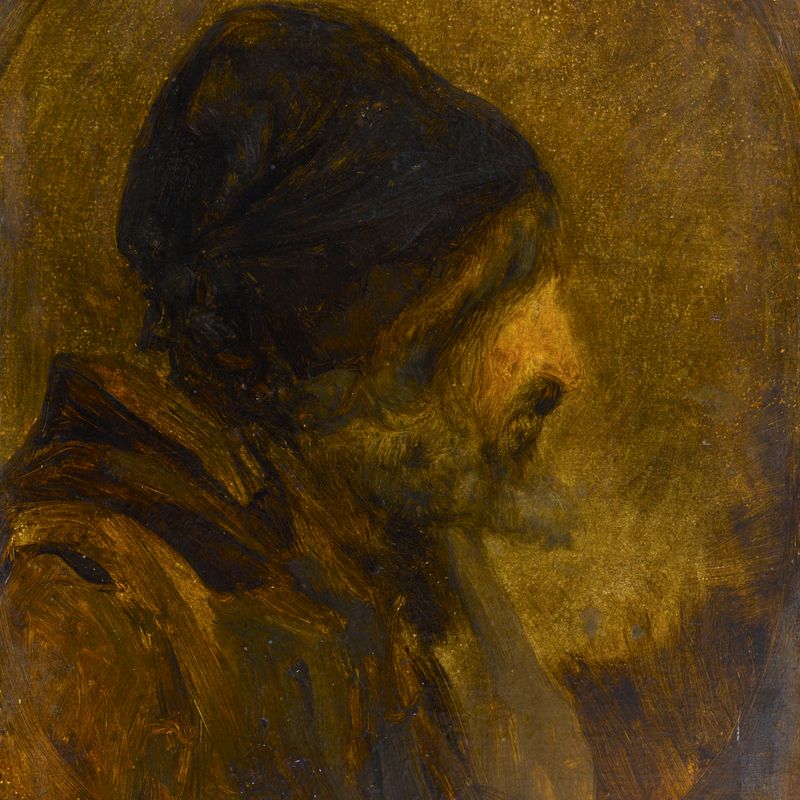 Tête d'homme, d'après Rembrandt