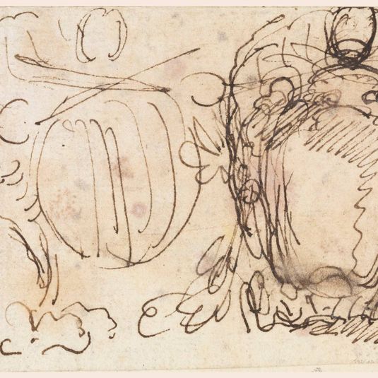Two escutcheons for coat of arms of Pope Benedict XIV