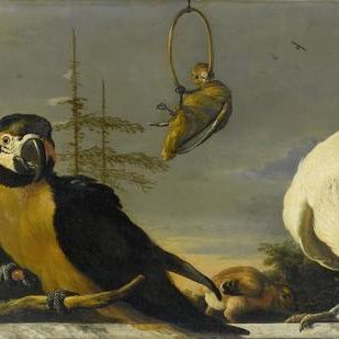 Birds on a Balustrade
