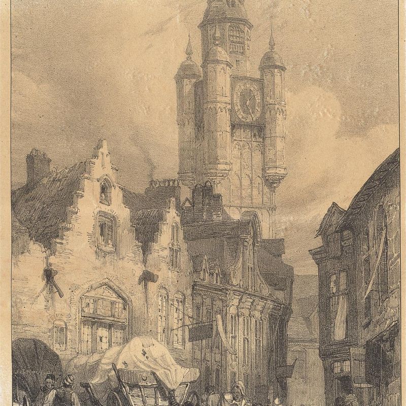 Bergues - La Tour du March,