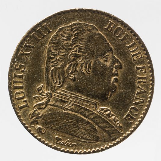 Pièce de 20 francs de Louis XVIII, 1815