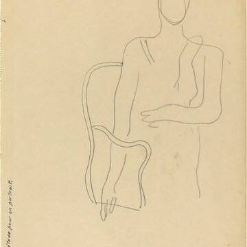 Study for the Portrait "Maud Dale"