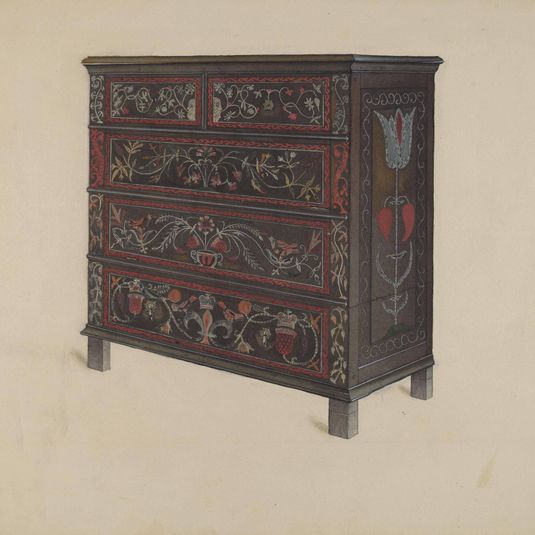 Guilford Painted Chest