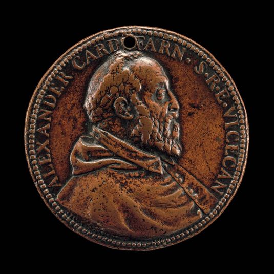 Cardinal Alessandro Farnese, 1520-1589 [obverse]