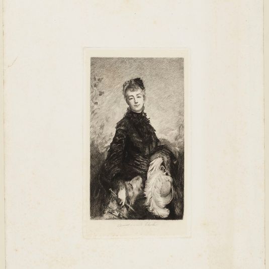 Portrait de femme d'après Chaplin