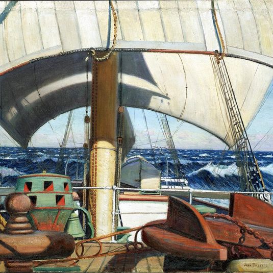 The Deck of the 'Birkdale'
