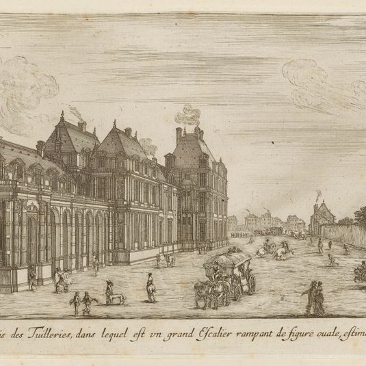 Vue du dôme du Palais des Tuileries