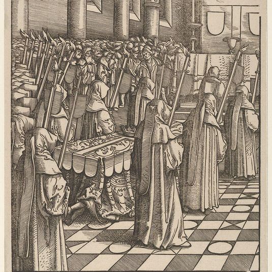 The King of Feuereisen and His Only Daughter, from Der Weisskunig