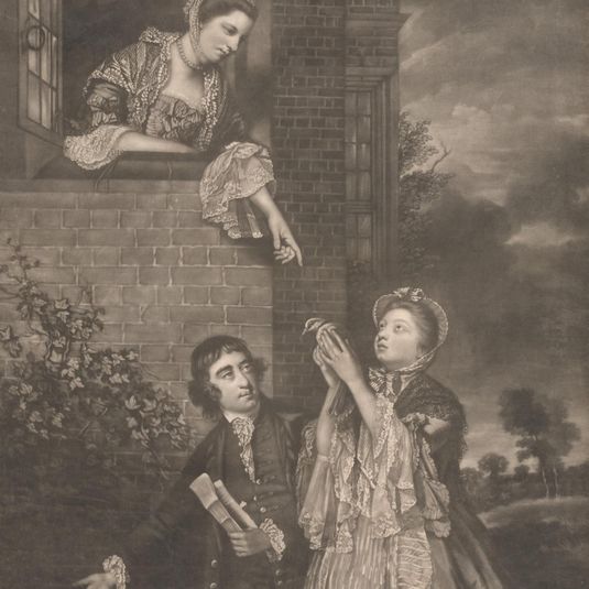 Charles James Fox with Lady Sarah Bunbury and Lady Susan Strangways