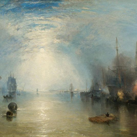Keelmen Heaving in Coals by Moonlight by Joseph Mallord William Turner