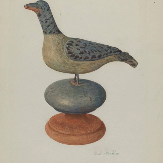 Pa. German Carved Bird