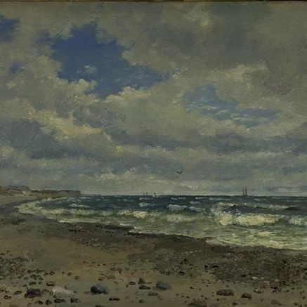 A Beach with Dunes. The West Coast of Jutland