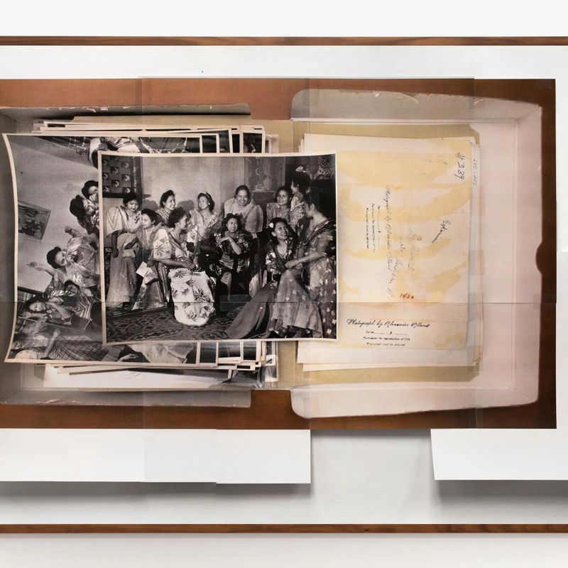 Nationalities: Eleven Filipino women in native dress (from the American Counterpoint project, Alexander Alland, Sr., Photoprints, circa 1940, National Museum of American History, Archives Center, NMAH.AC.0204)