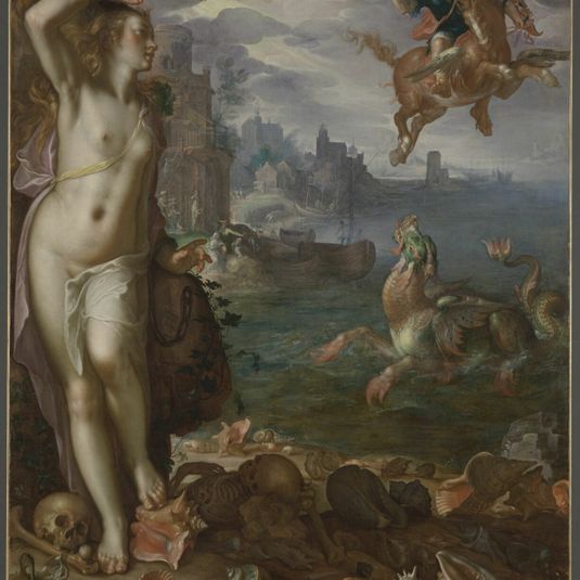 Perseus rescuing Andromeda