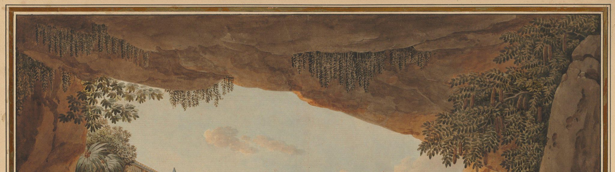 Design for Stage Set for the Second Act of Elisca or L'Habitante de Madagascar