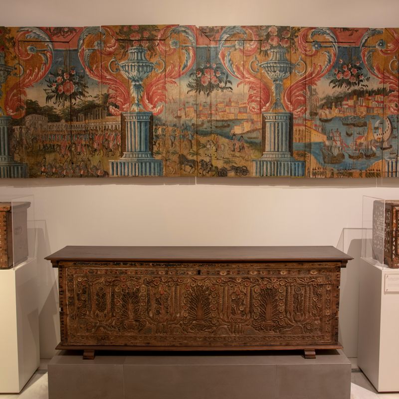 Wooden chests