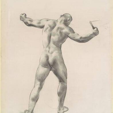 Study for "Justice Defeated"