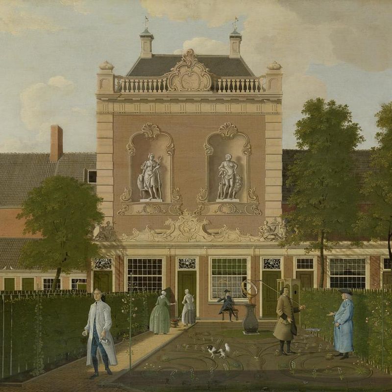 The Garden and Coach House of 524 Keizersgracht in Amsterdam