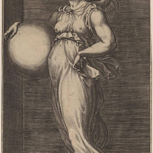 Allegorical Figure Holding a Sphere