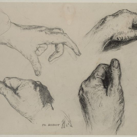 Study of Hands (recto)