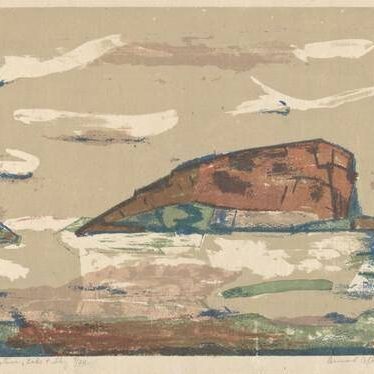 Mountain, Lake & Sky