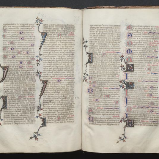The Gotha Missal:  Fol. 130r, Text