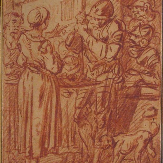 Lansquenets Talking with Market Women