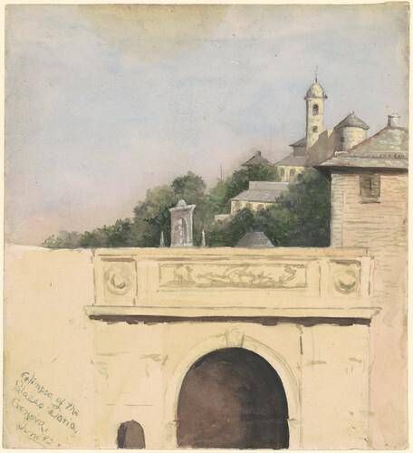 Glimpse of the Palazzo Doria, Genova