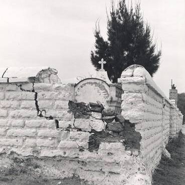 Cemetery Wall, Texcoco, Mexico