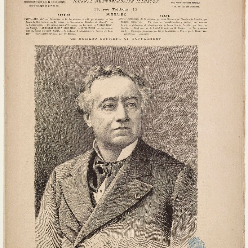 [Le Roi s'amuse] La vie moderne, 4e année, n°47, 25 novembre 1882