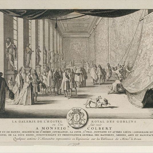 Colbert Visiting the Gobelins