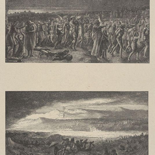 The Departure of the Israelites–Destruction of Pharoah and His Host (Dalziels' Bible Gallery)