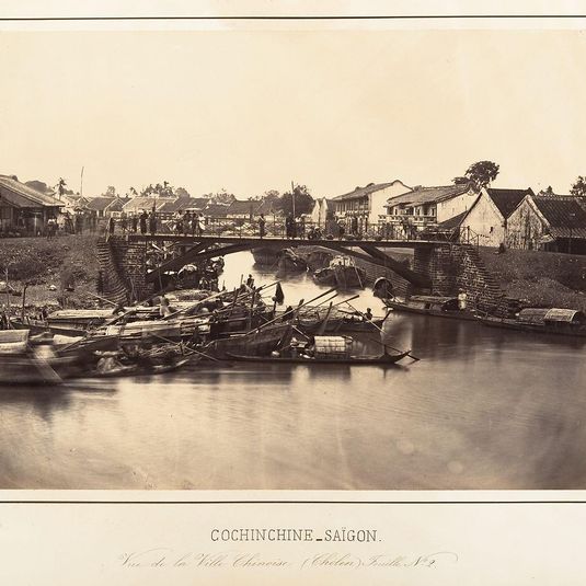 Vue de la Ville Chinoise (Cholen) Feuille No. 2, Saïgon, Cochinchine