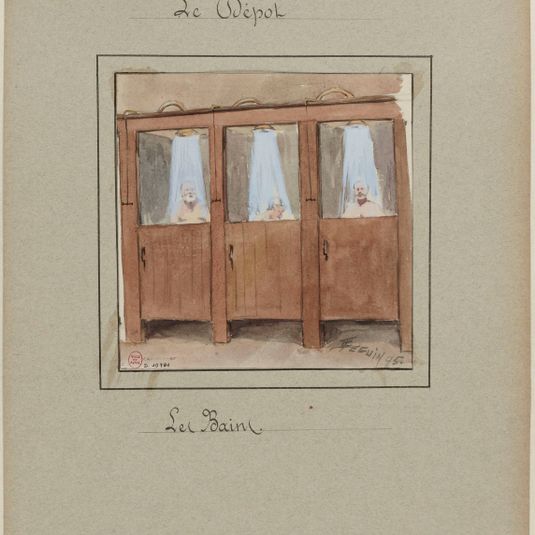 [Les prisons de Paris] Le Dépot; Les bains
