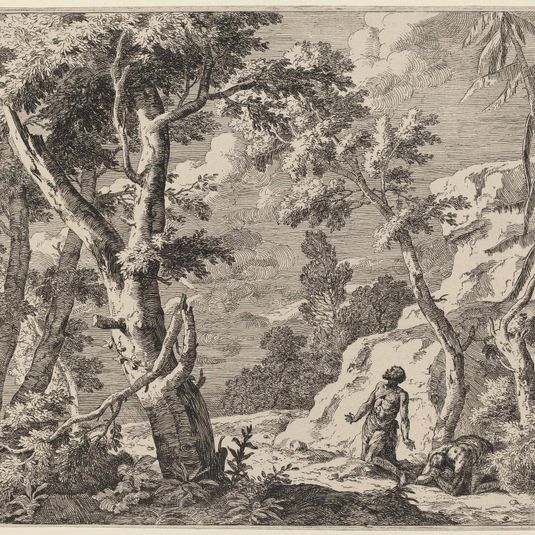 Two Men Penitent in the Wilderness