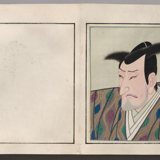 Double-Leaf from Album of Actor Portraits