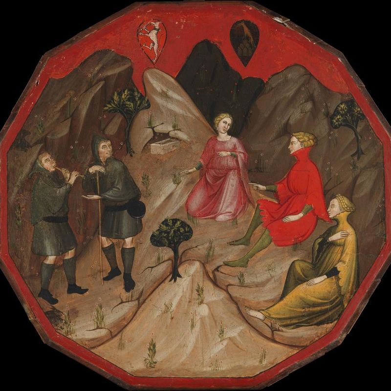 A Contest between the Shepherds Alcesto and Acaten