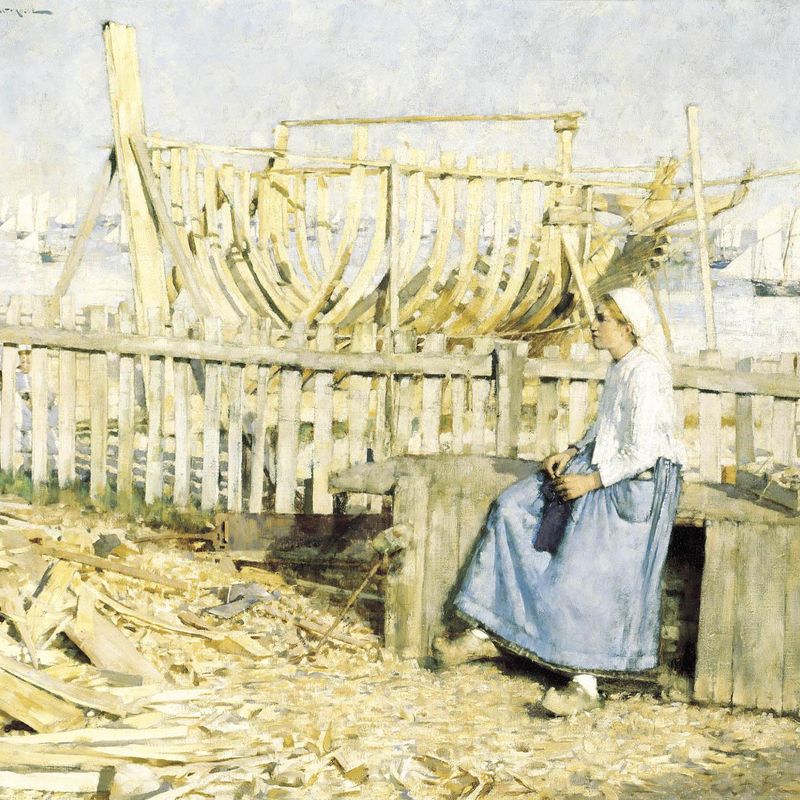 The Boat Builder's Yard, Cancale, Brittany