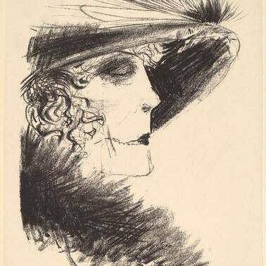 Lady in a Feathered Hat