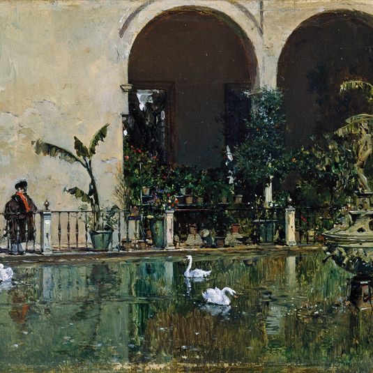 Pool in the Gardens of the Real Alcázar, Seville
