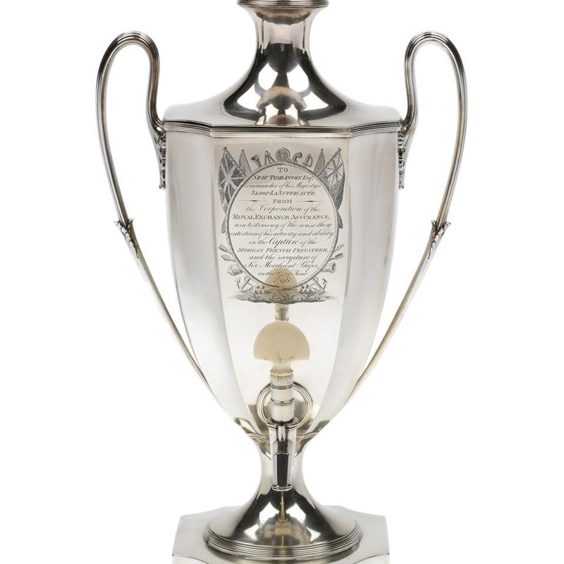 Silver tea-urn