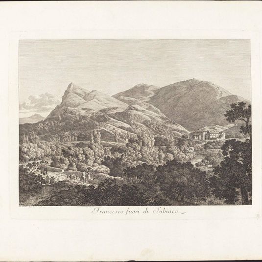 Francesco fuori di Subiacao
