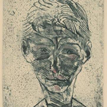 Bust of a Young Man, Self-portrait (Knabenkopf, Selbstporträt)