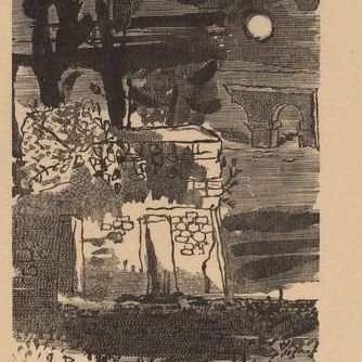 Illustration to Novalis, "Heinrich von Ofterdingen"
