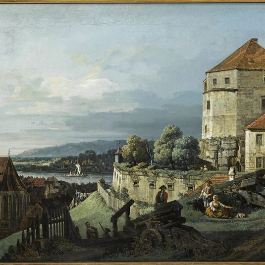 View of Pirna, taken from Sonnenstein Castle