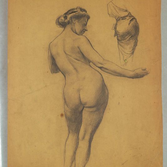 Study of Standing Nude Figure