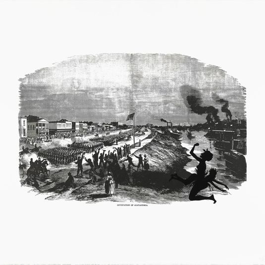 Occupation of Alexandria, from the portfolio Harper's Pictorial History of the Civil War (Annotated)