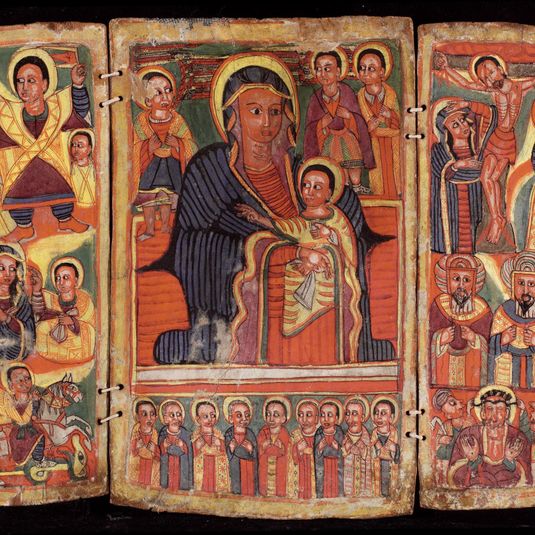 Triptych: Icon of the Virgin Mary