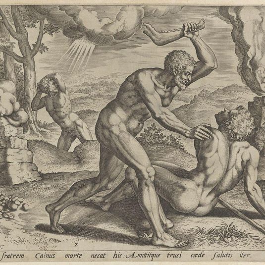 Cain murdering Abel (plate 2 from The Story of Cain and Abel)