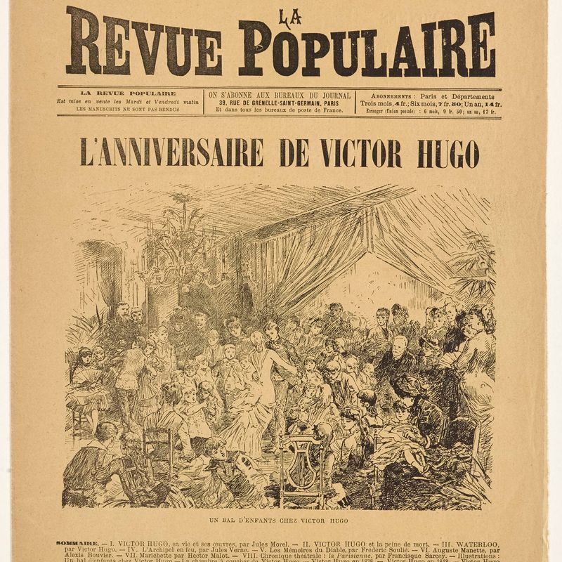 L'anniversaire de Victor Hugo